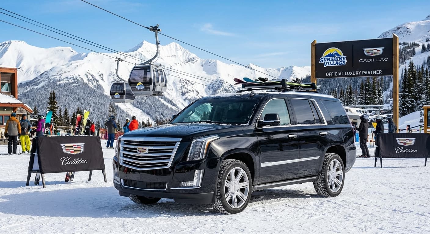 Private transfer to Sunshine Village ski resort from Calgary