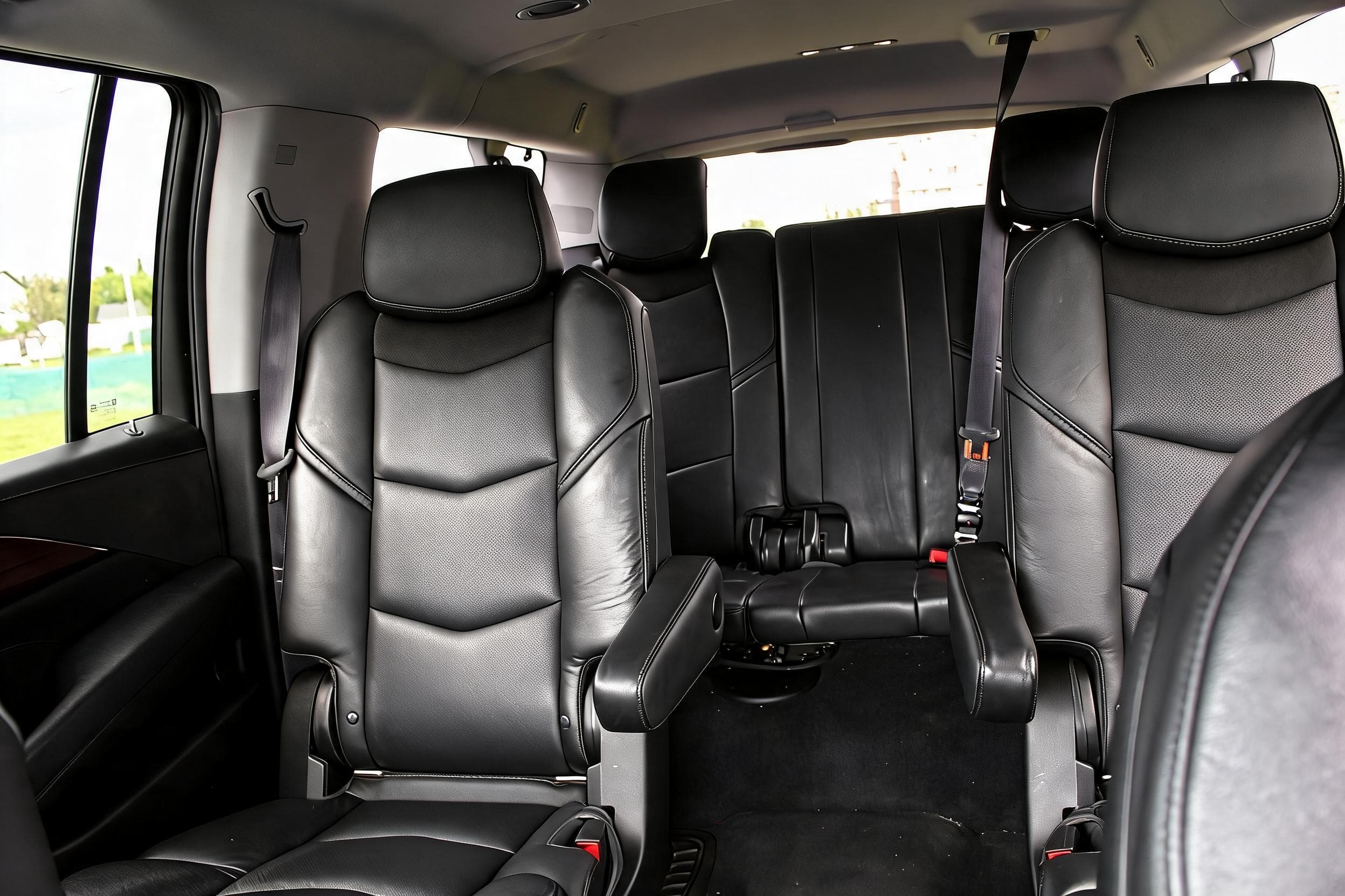 Escalade Interior — Quilted Leather Seating