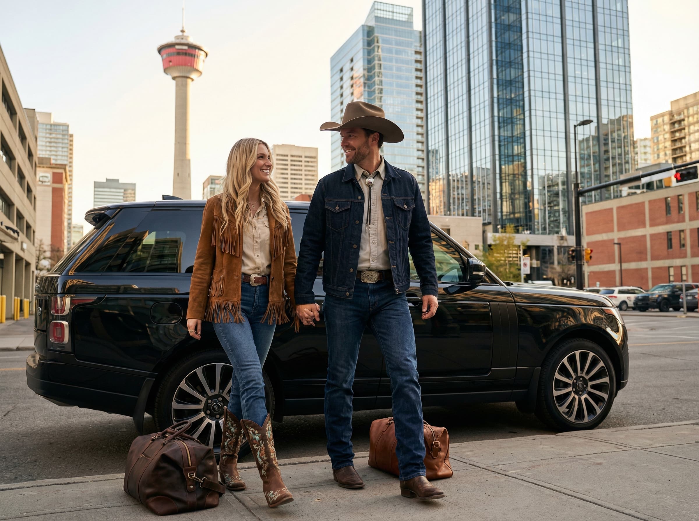 Western wear and cowboy hats for the Calgary Stampede